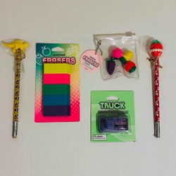 Office Depot Fashion Pencil and Eraser Bundle