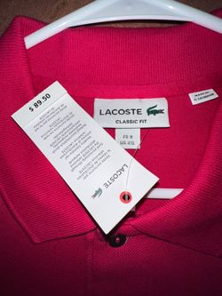 Lacoste Classic Fit Polo Shirt Size 4XL