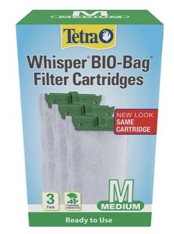 Brand New Tetra Whisper Bio-Bags Medium Filter Cartridge