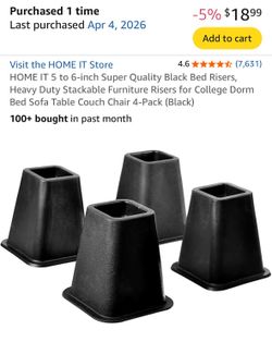 Furniture Risers - 4 inch
