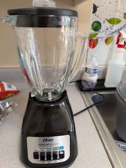 Oyster glass jar blender