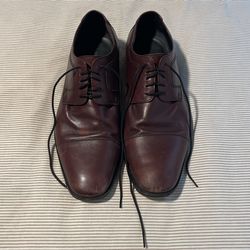 Johnston & Murphy Novick Cap Toe Oxford - Burgundy Leather - Men’s Size 12