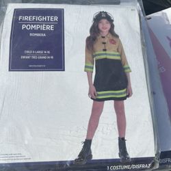 Girls Firefighter Costume 14-16