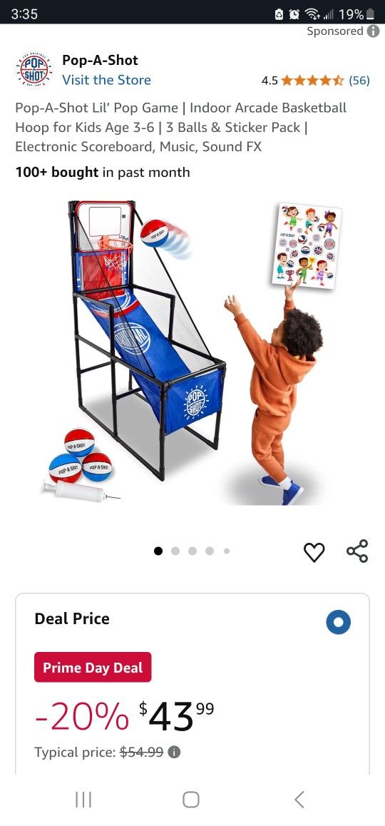 Pop-A-Shot Lil’ Pop Game
