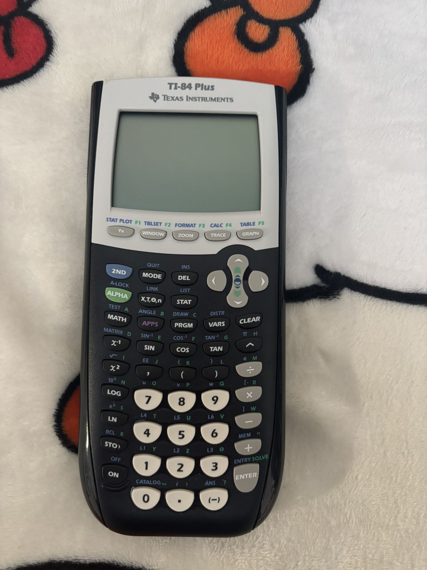 Texas Instruments TI 84 Plus Graphing Calculator With Charger