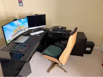 Modern computer L-Shape desk