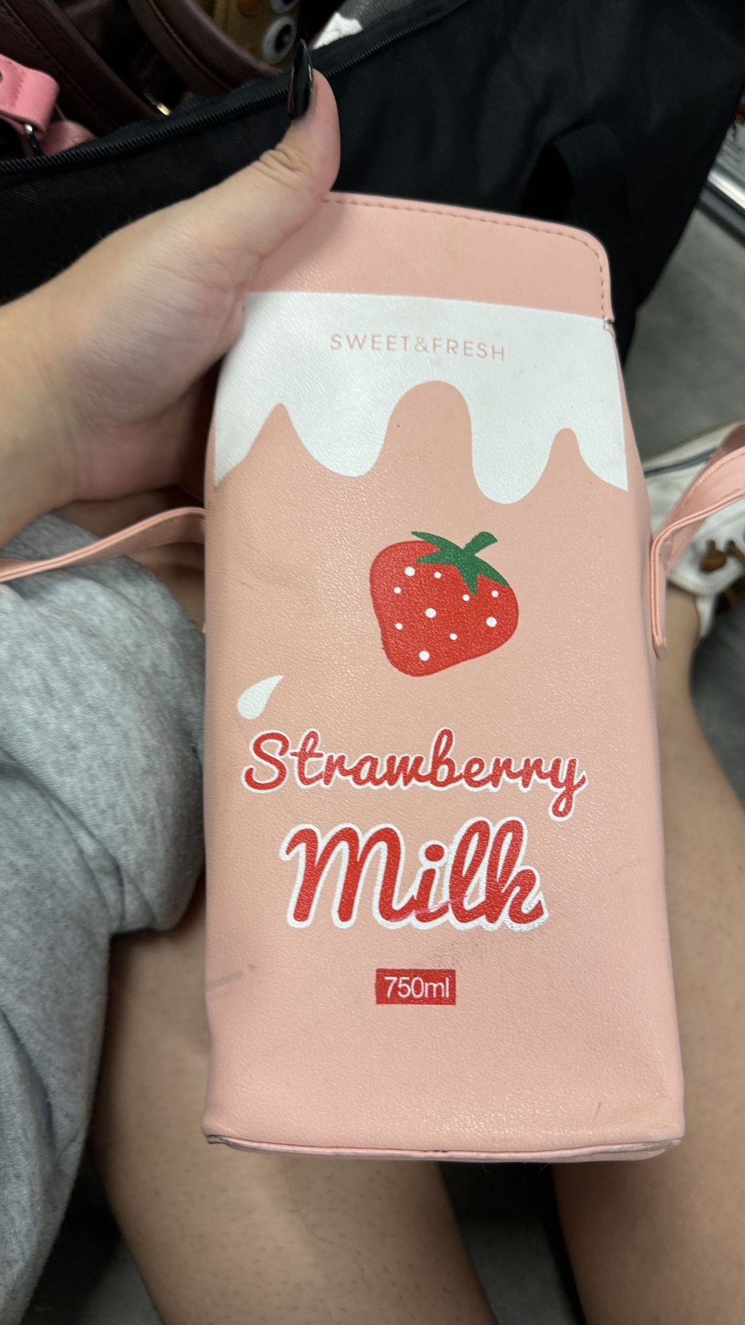 Strawberry Milk Bag