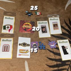 Pins and blips 200$ for all
