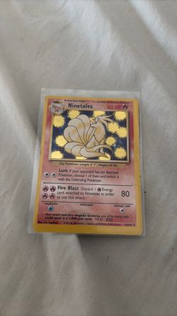 Ninetales Holo Pokémon Card Base Set 12/102
