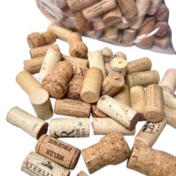2 Pounds of Assorted Wine Corks for Arts Crafts