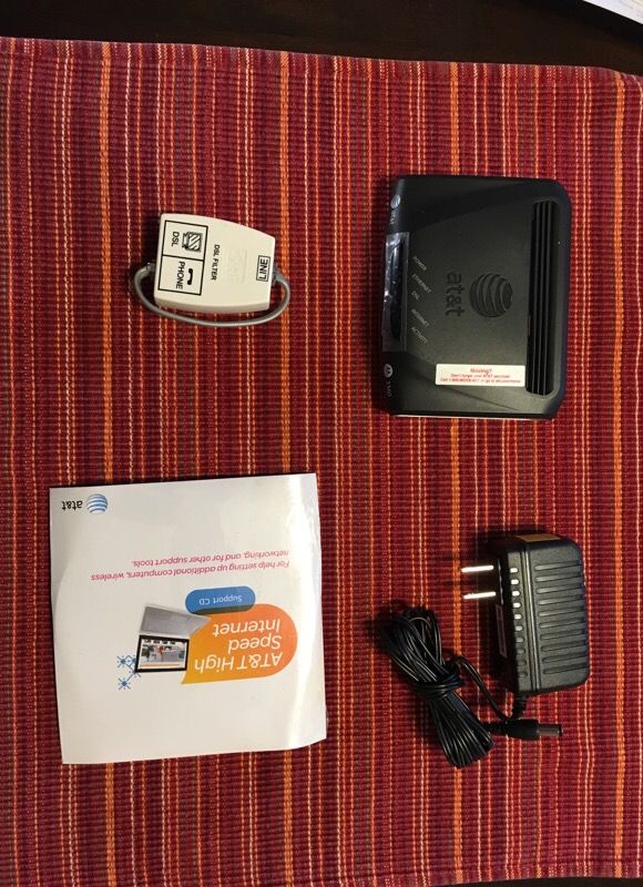 Motorola dsl internet modem.