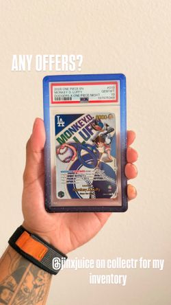 One Piece x Dodger Luffy PSA 10
