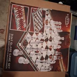 Sonoma Home Goods 3-in-1 Glass Game Set 