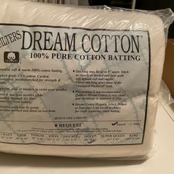 Quilters Cotton Batting (queen Size)