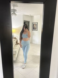 Greenfit Women’s Set Leggings /top Blue 