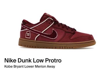 DS Brand New Nike Dunk Low Protro Kobe Bryant Lower Merion Away  Mens Size 11