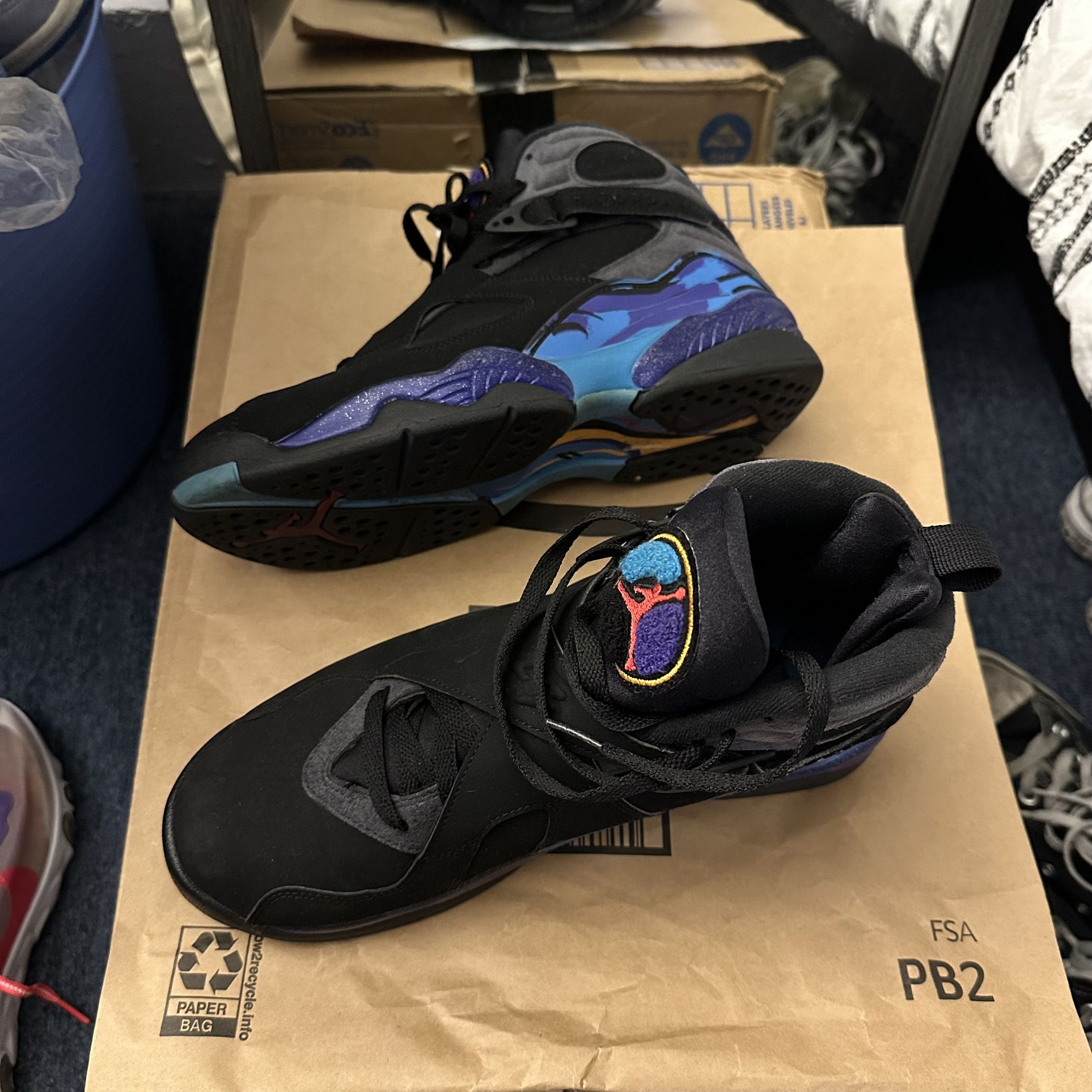 Open For Offers -Air Jordan 8 Retro 'Aqua' 2015 Size 9