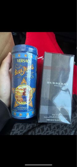 Burberry touce Versace blue jeans