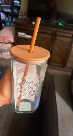 Starbucks recycled cold glass cup