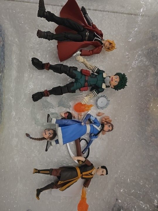Action Figure Lot - Full Metal Alchemist, My Hero Academia, Avatar: TLAB + AoT
