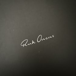 Rick Owen’s Vans Size 10 Worn Once