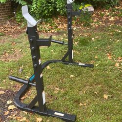 Weight bench rack