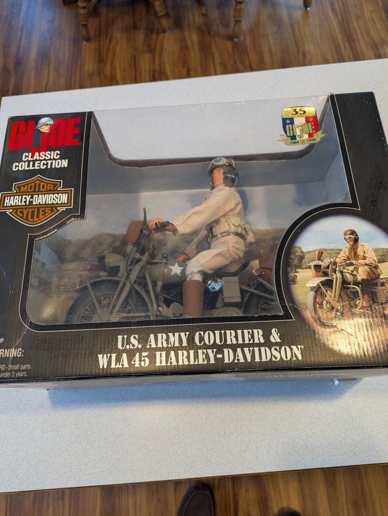 GI Joe US Army Courier WLA Harley Davidson