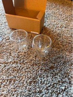 2.7 oz double wall espresso cups qty 2