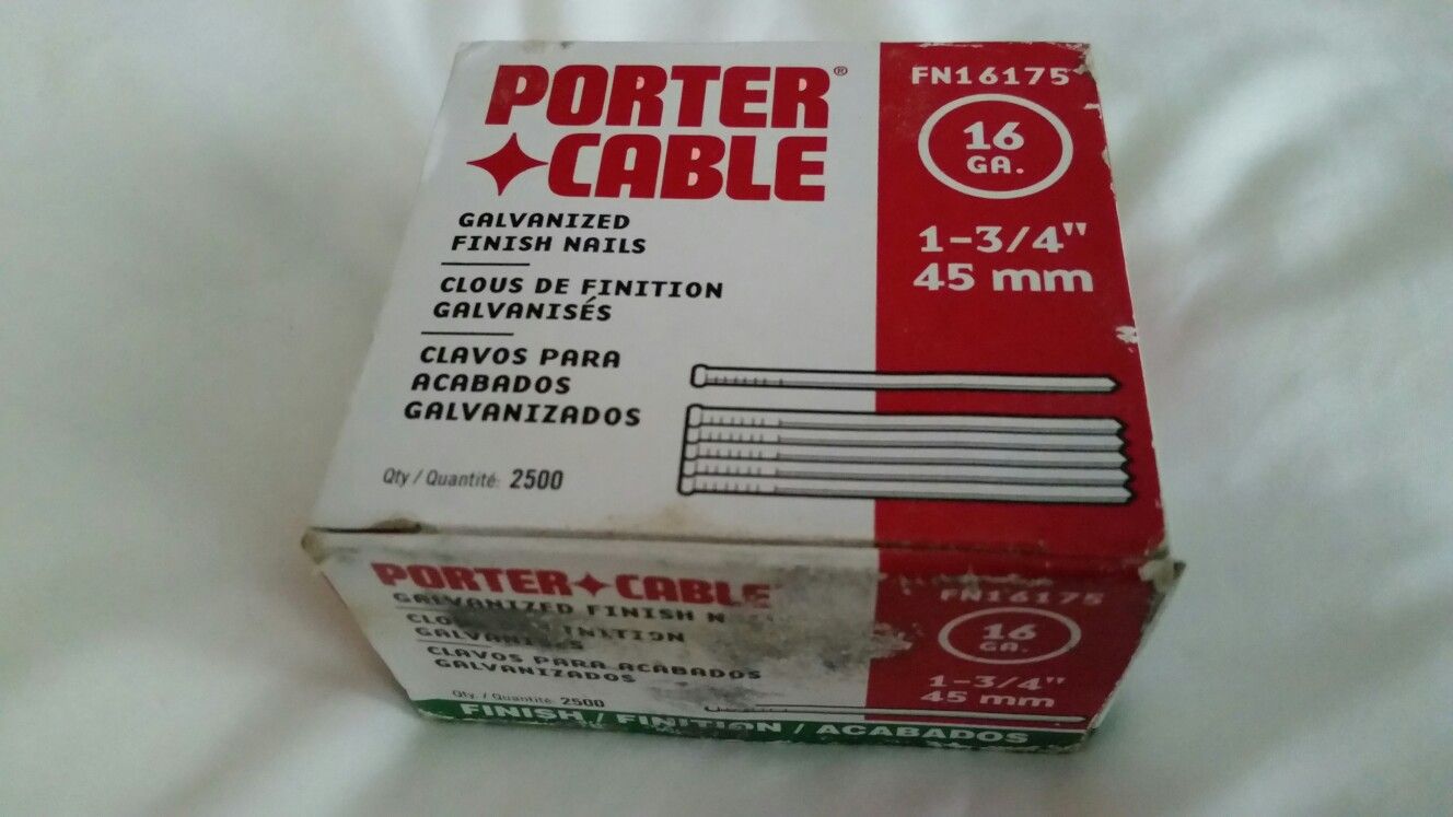 Porter-Cable finishing nails New