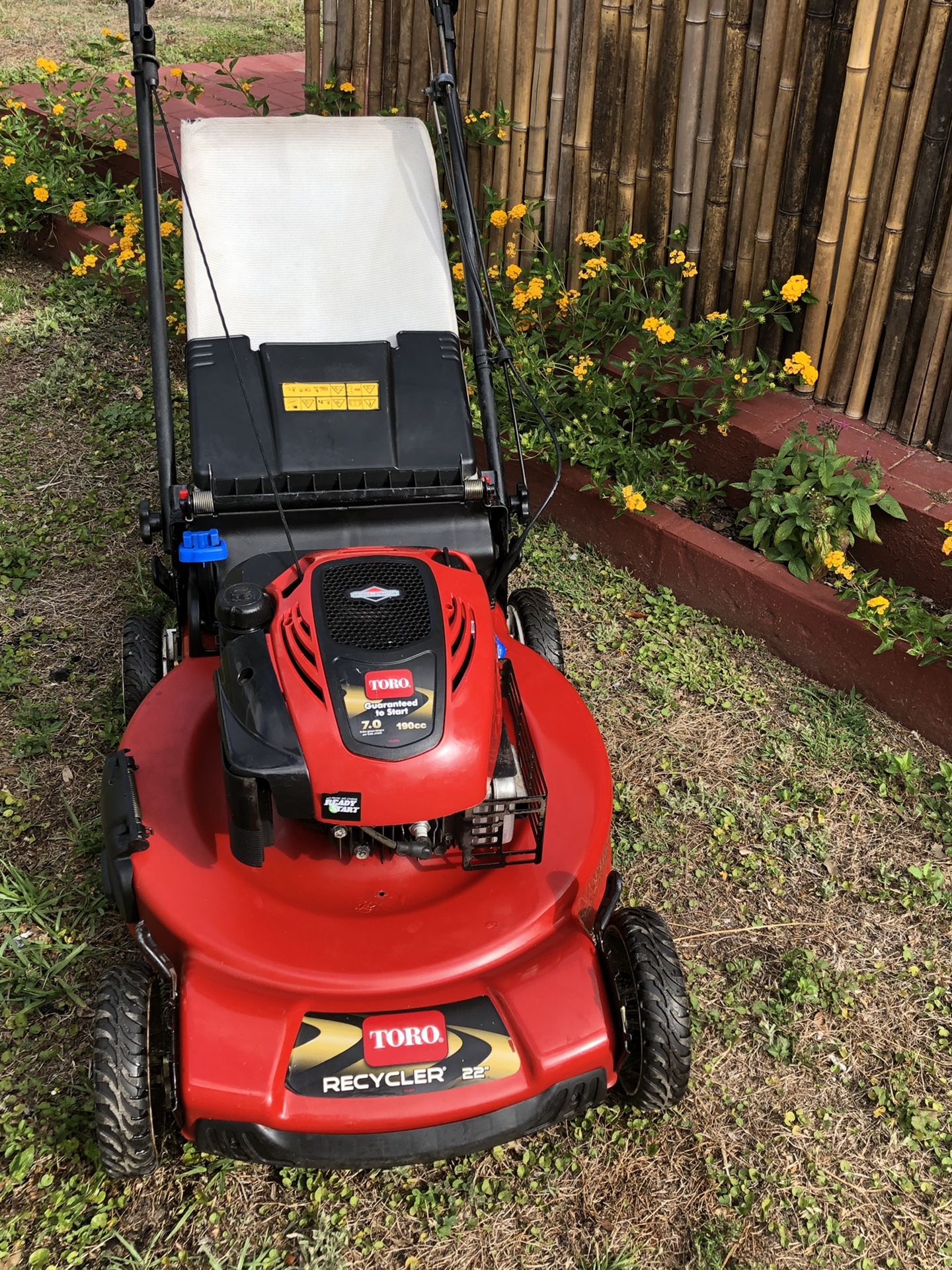 Toro 22 inch recycler lawn mower 190cc new arrivals