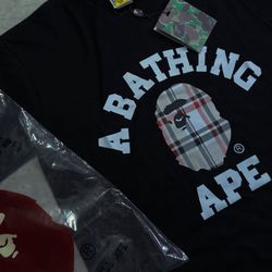 BAPE Check College Tee