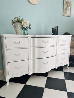 White French provincial dresser
