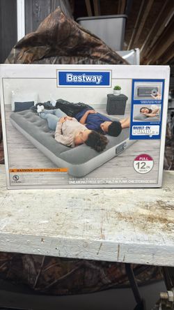 Bestway Air Mattress 12inch Built In Pump