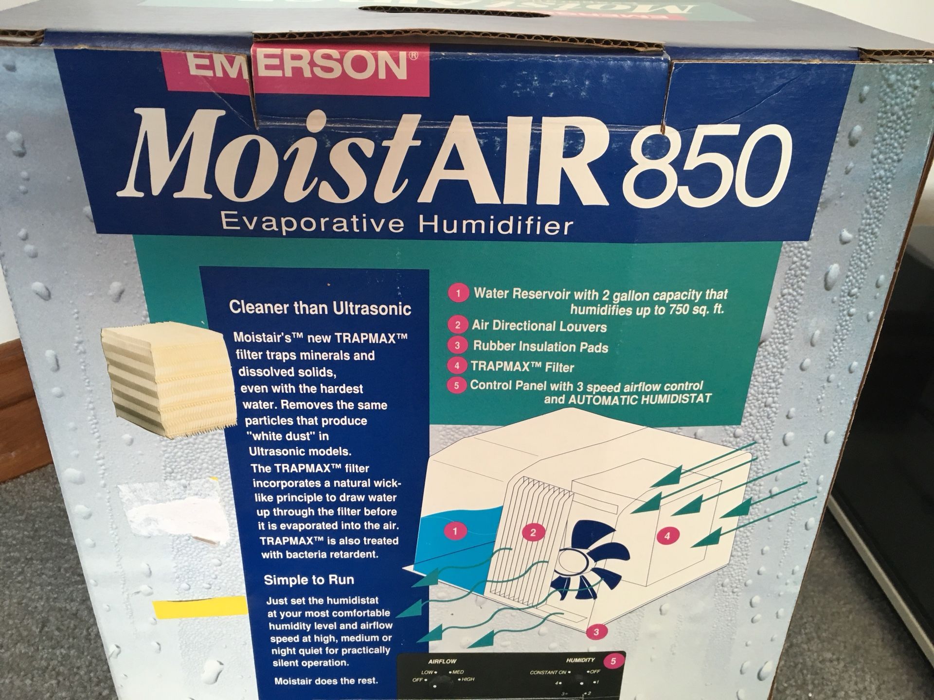 Emerson moist 2024 air humidifier