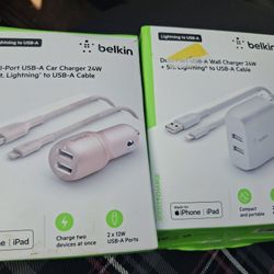 Fast Charging Wall And Car Charger 