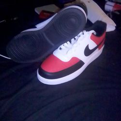 Nike Red Black And White Size 12