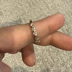 Diamond Yellow Gold Ring