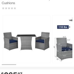 Patio Furniture 3 And 4 Pcs $180 Each Set 