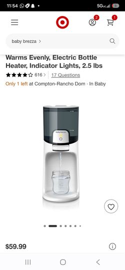 Babybrezza warmer water