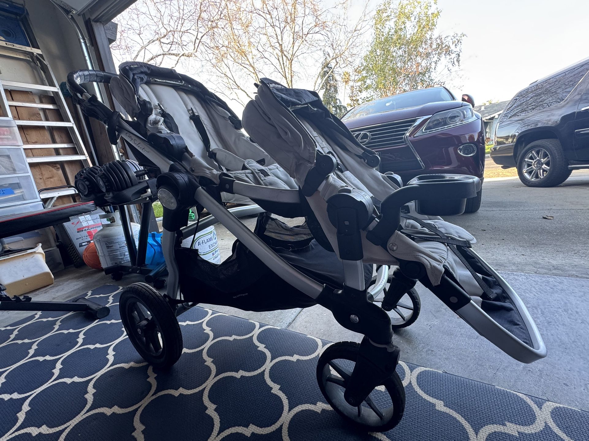 City Select Convertible Double Stroller