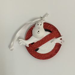 Ghostbusters Logo Hallmark Christmas Tree Glitter Ornament 2020