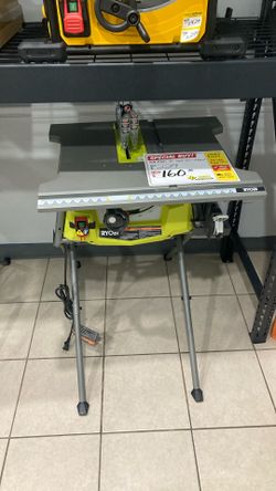 Ryobi Corded 10” Table Saw W/stand