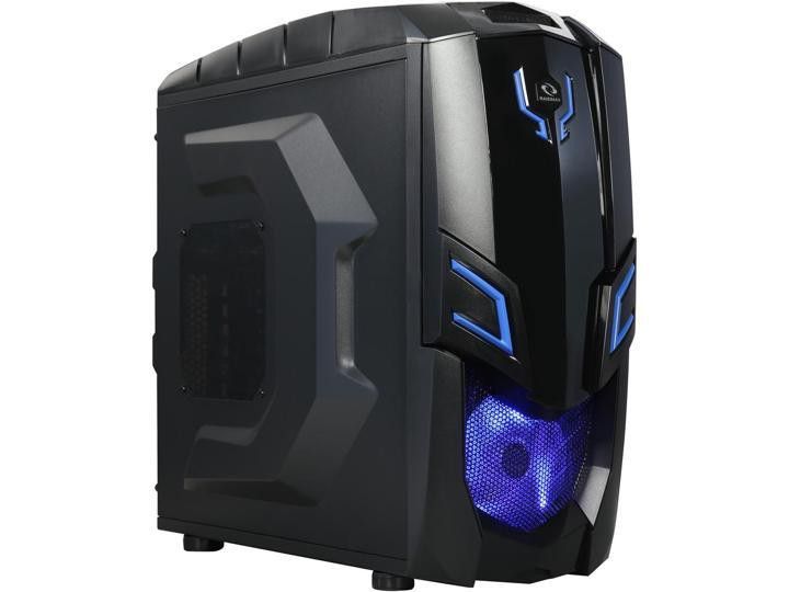 RAIDMAX Viper GX II ATX-522WBU Black / Blue Steel / Plastic ATX Mid Tower Computer Case