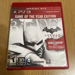 Batman Arkham City GOTY PS3