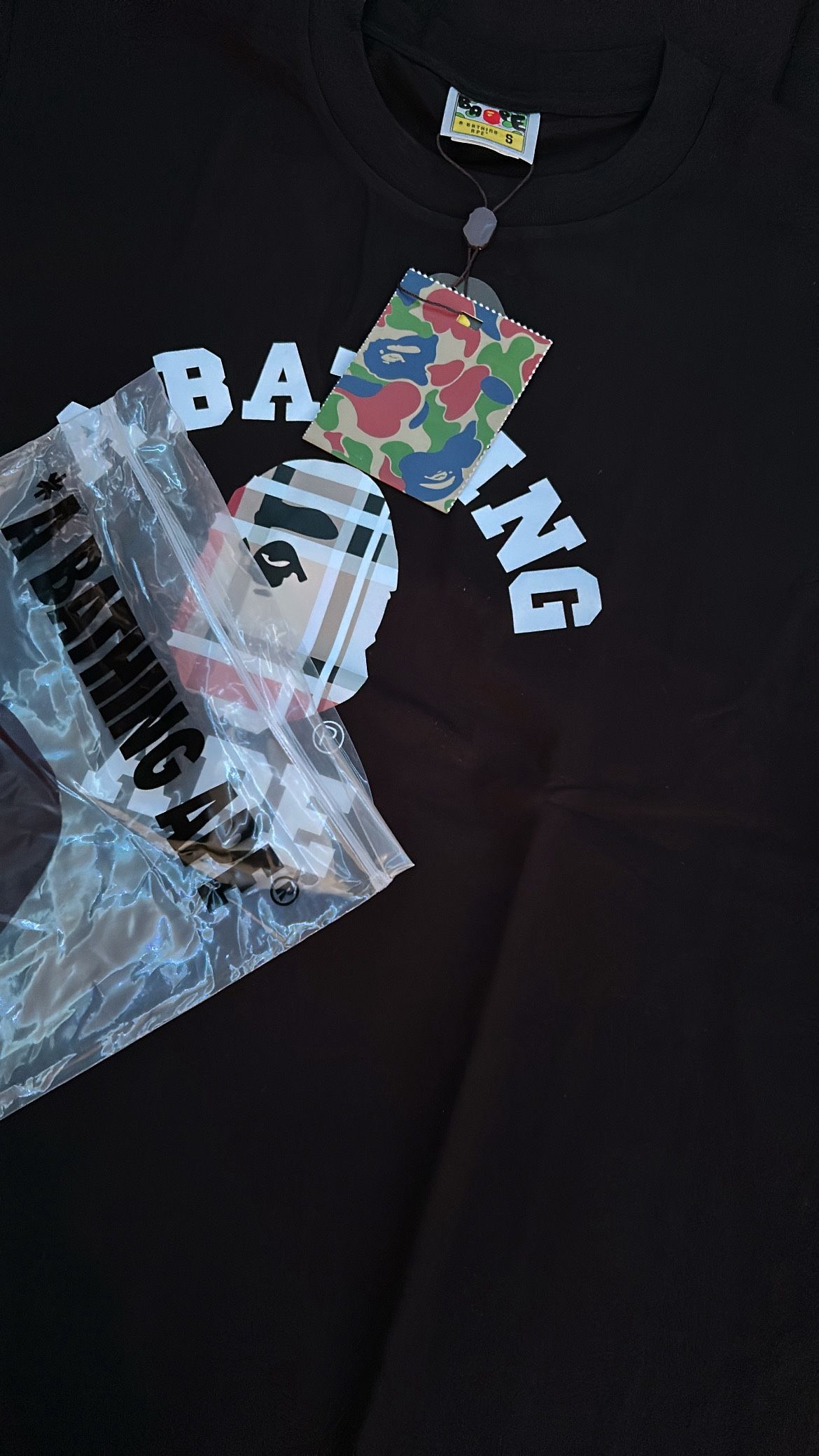 (Black Bape Shirt) Size Small