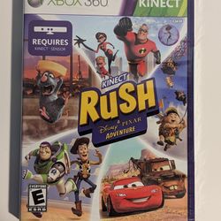 Kinect RUSH: A Disney Pixar Adventure - Xbox 360 NEW & FACTORY SEALED Mint Condition