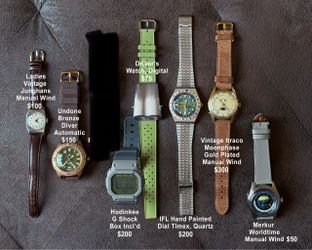 Assortment of Watches, Casio G Shock & More