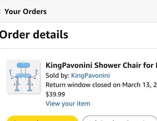 Brand New Adjustable Shower Chair