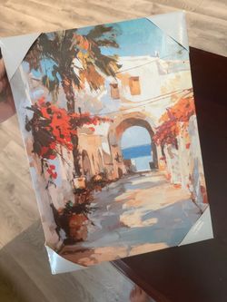 Street Scene Canvas Wall Art