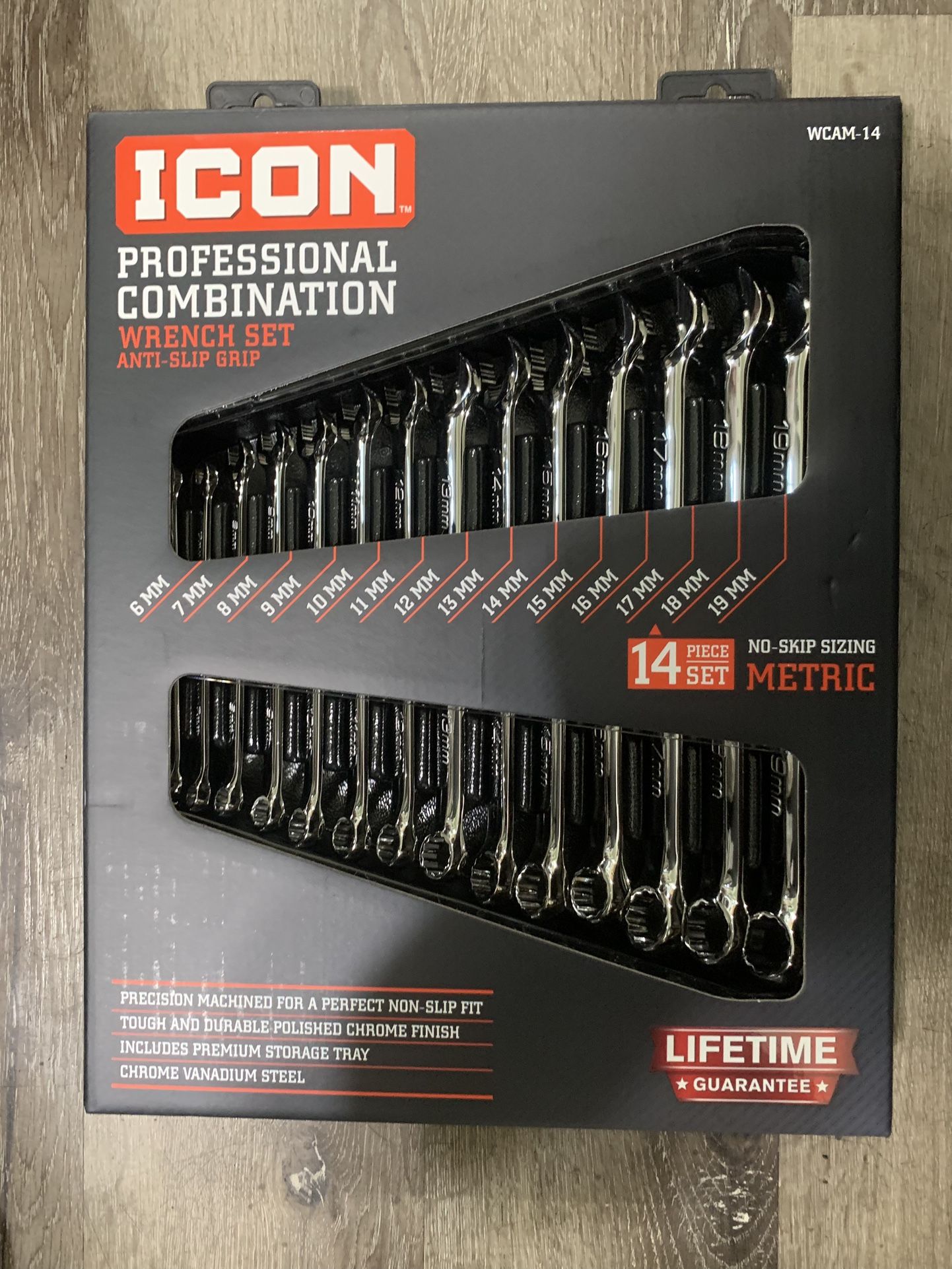 Icon 14pc Anti Slip Wrench Set (metric)
